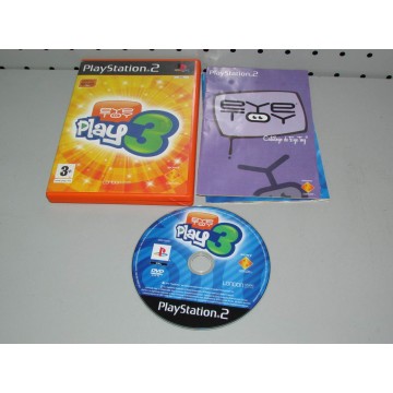 Juego Play Station 2 Eyetoy Play 3 Completo PAL ESP